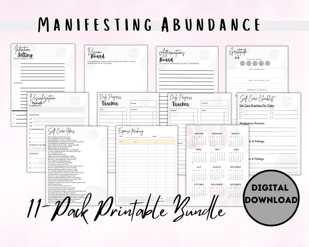 Developmental Journal Tracker Digital Journal Tracker Instant Download - Etsy