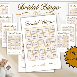 Jeu de douche nuptiale pour téléchargement numérique et impression