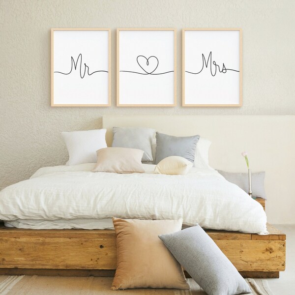 Mr and Mrs Printable - Etsy