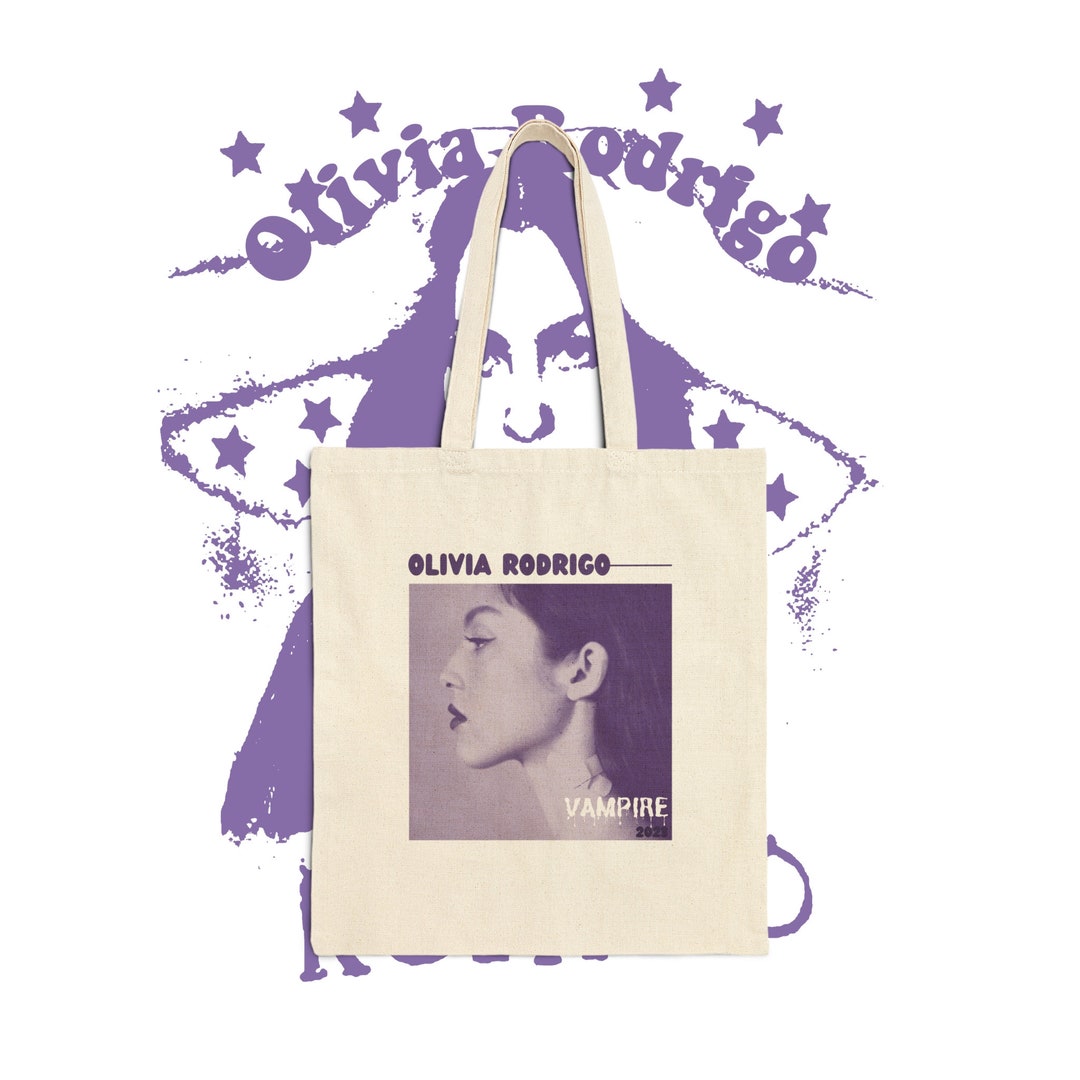 Olivia Rodrigo Vampire Tote Bag, Olivia Rodrigo GUTS Worldtour Merch, Olivia Rodrigo Tote Bag Etsy