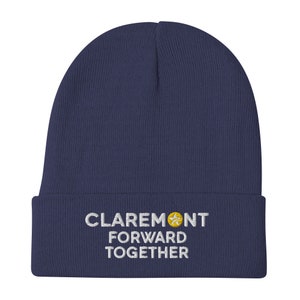 Claremont Forward Together Embroidered Beanie