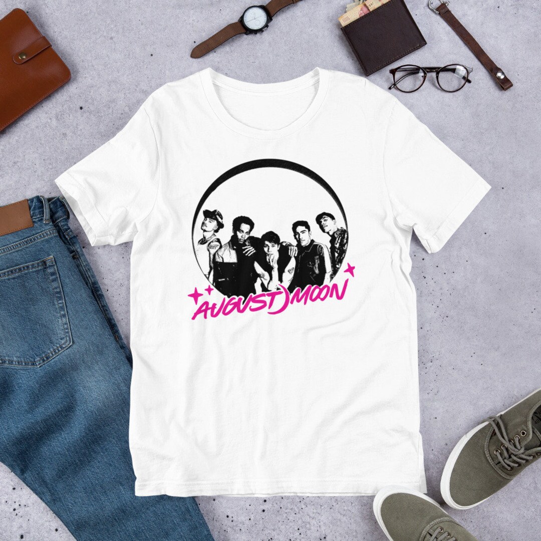 August moon band tioy unisex t shirt etsy