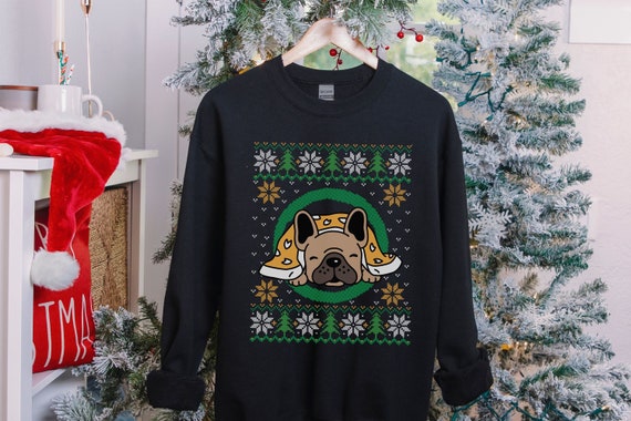 Christmas sweater french bulldog deals