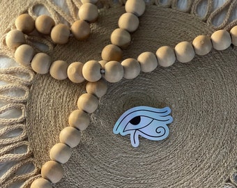 Holographic Eye of Horus sticker 2.25x1.75