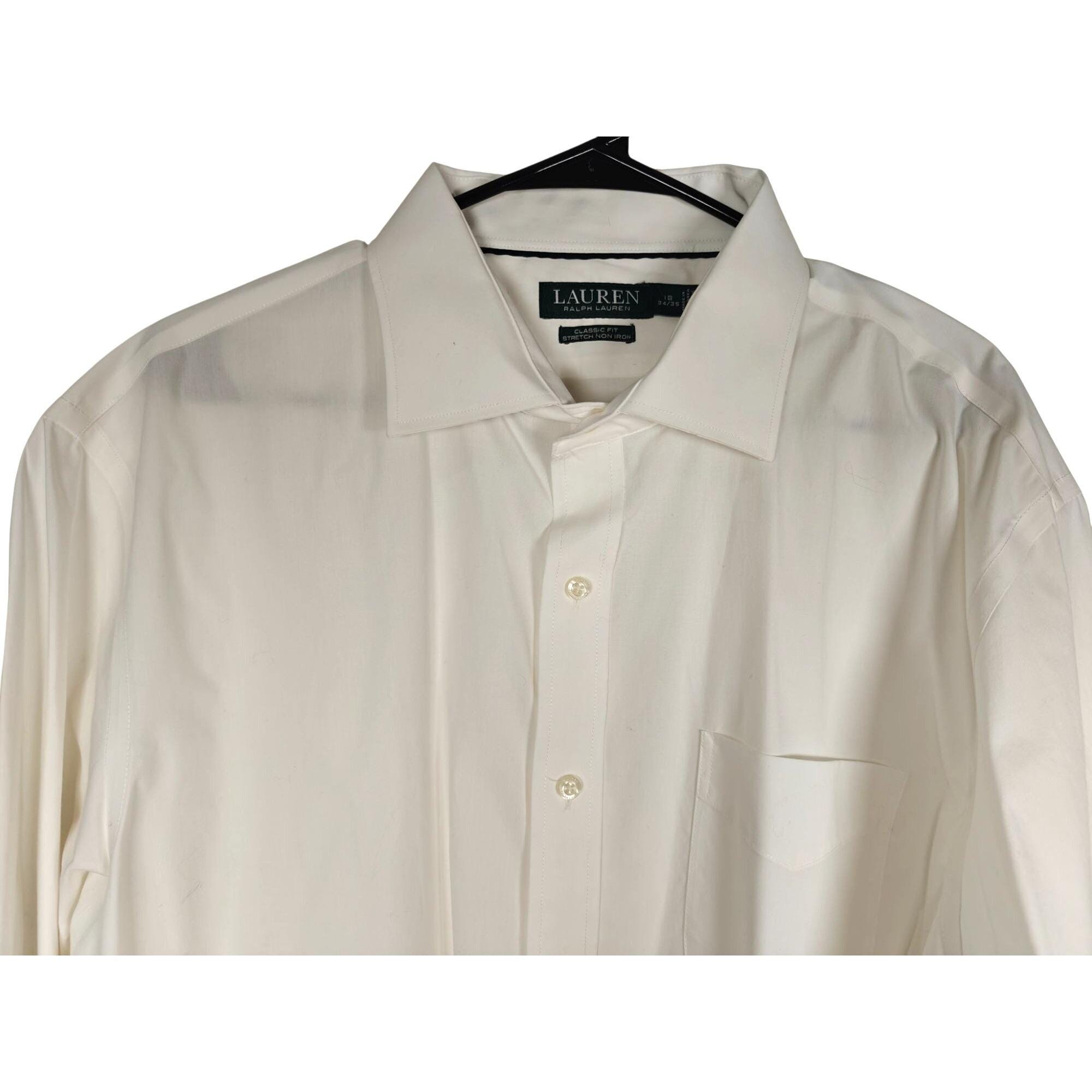 lauren by ralph lauren ultraflex classic fit non-iron dress shirt Ralph Lauren Men's Ultraflex Stretch Slim Fit Dress Shirt main image 1
