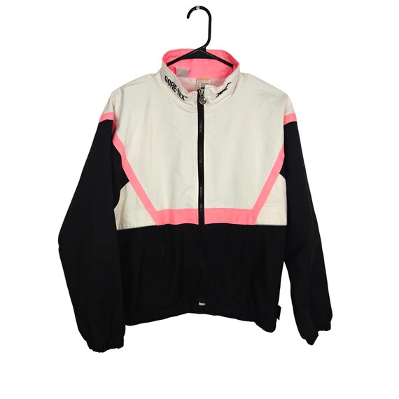 Veste coupe-vent Asics GoreTex Sz M pour femmes, fermeture éclair