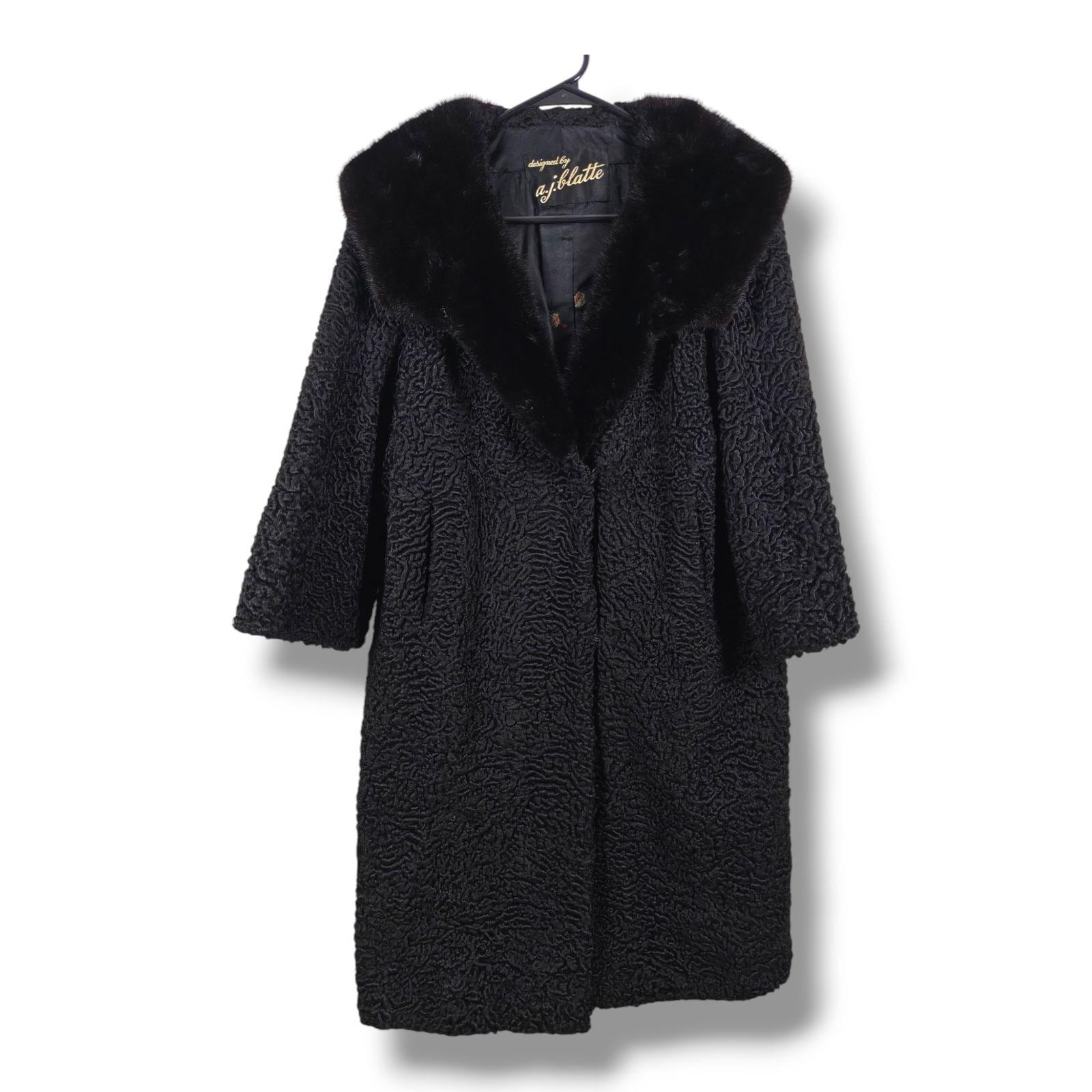 Black Curly Fur Coat - Etsy Black Curly Fur Coat - Etsy