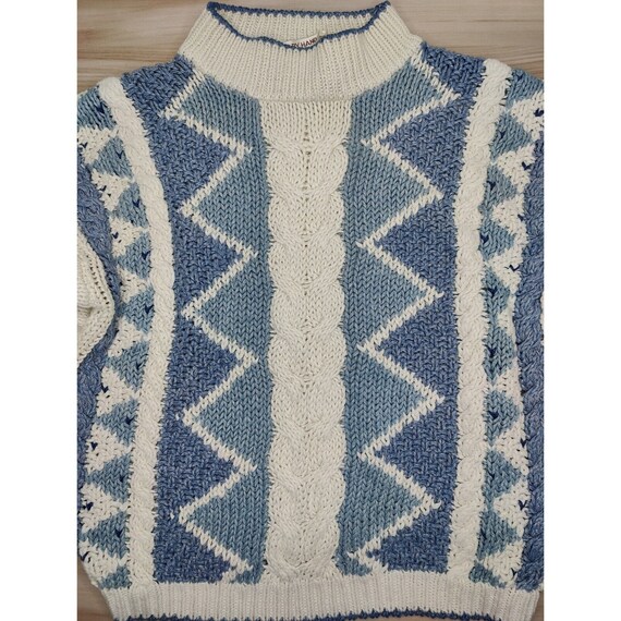 Vintage Huntingdon Ridge Pastel Hand Knit Sweater… - image 3