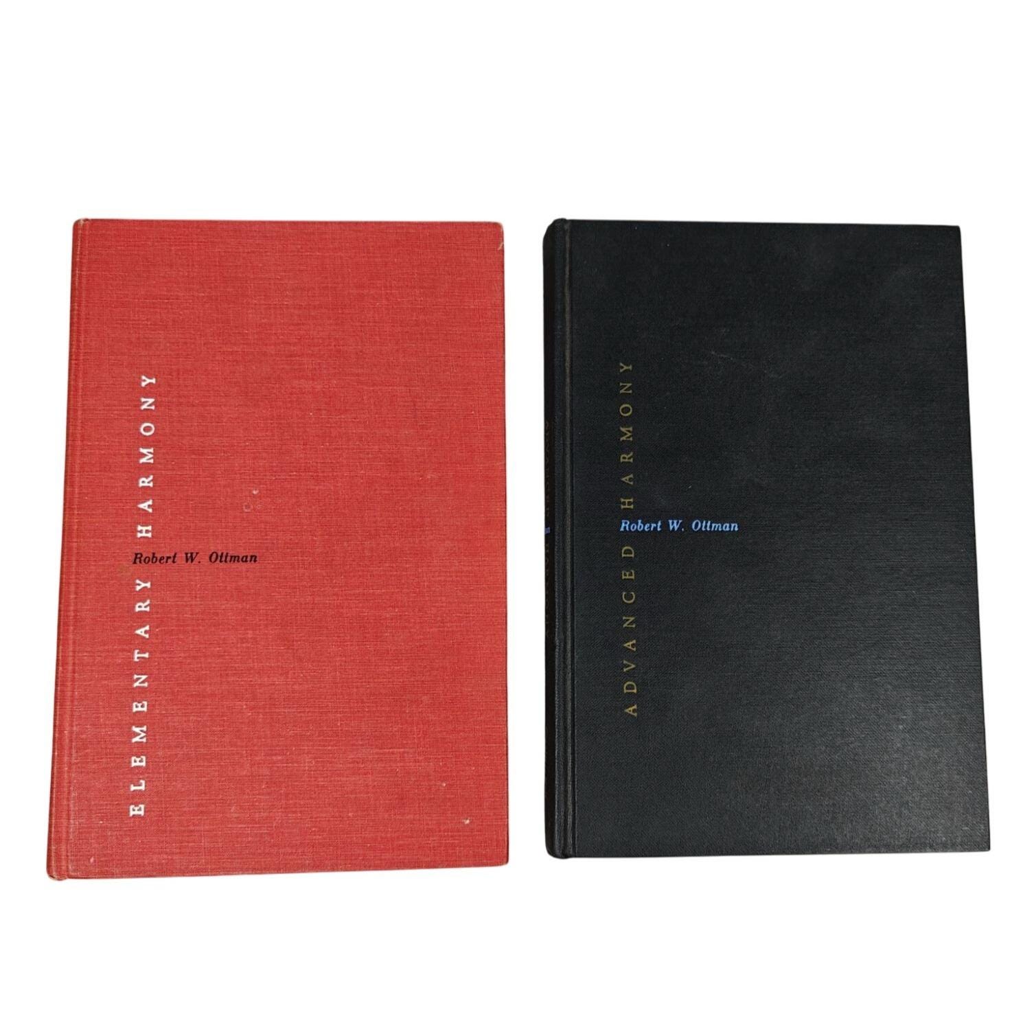Set of 2 Books Elementary Harmony & Advanced Harmony by Robert W 