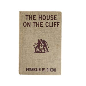 The House On The Cliff Franklin W. Dixon Hardcover Book 1959 Hardy Boys