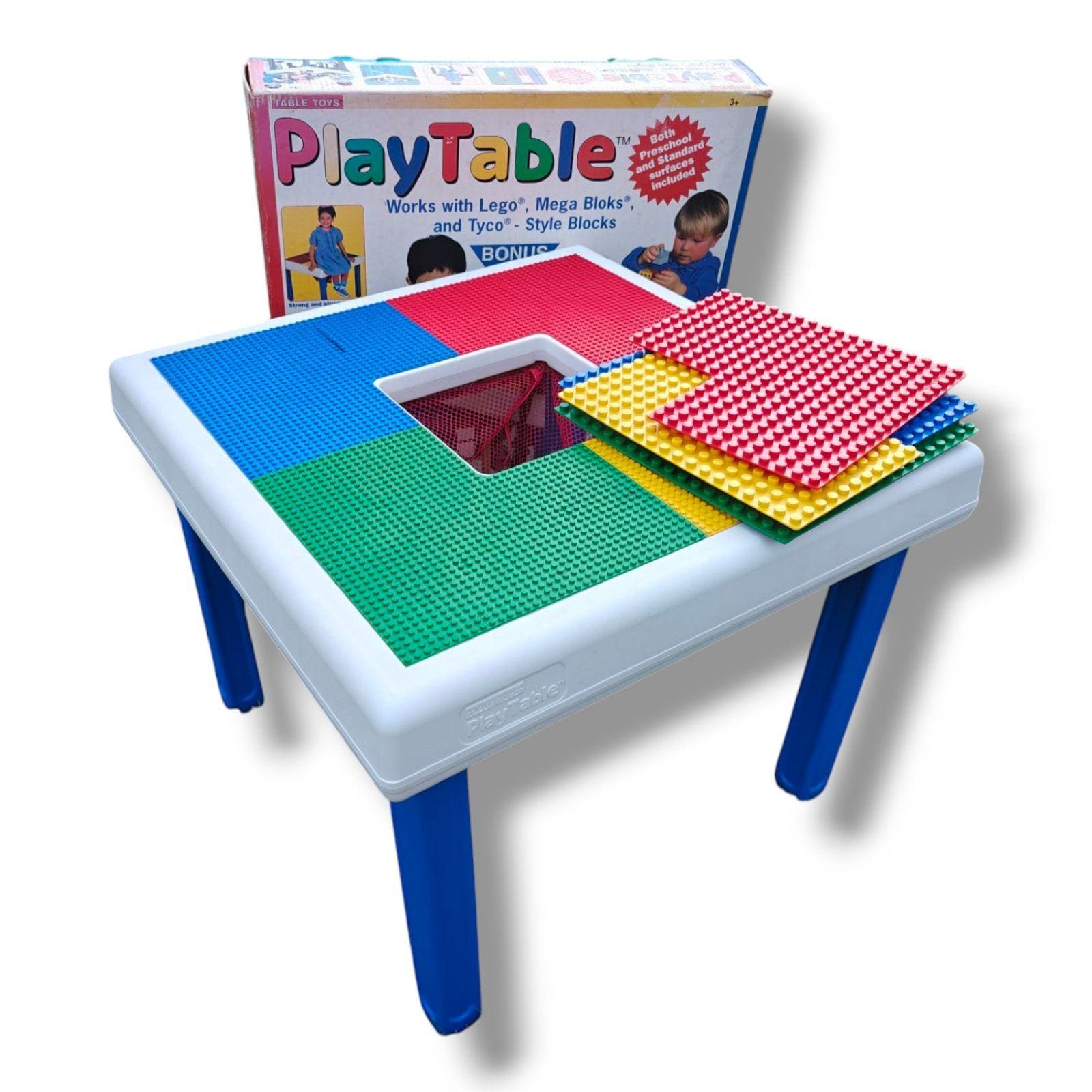 Chairs Duplo Lego Table With Storage Vintage Table Toys Play