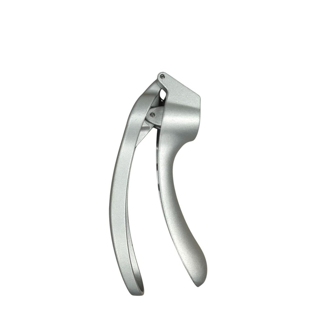 Pampered Chef Garlic Press Heavyduty Metal Silver Ergonomic Handle