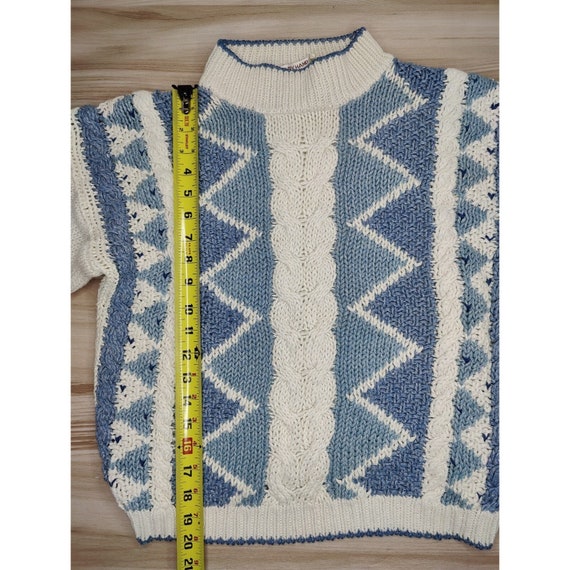 Vintage Huntingdon Ridge Pastel Hand Knit Sweater… - image 5