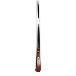 Vintage Robeson Frozen Heat Serrated Slicing Carving Knife Wooden Handle