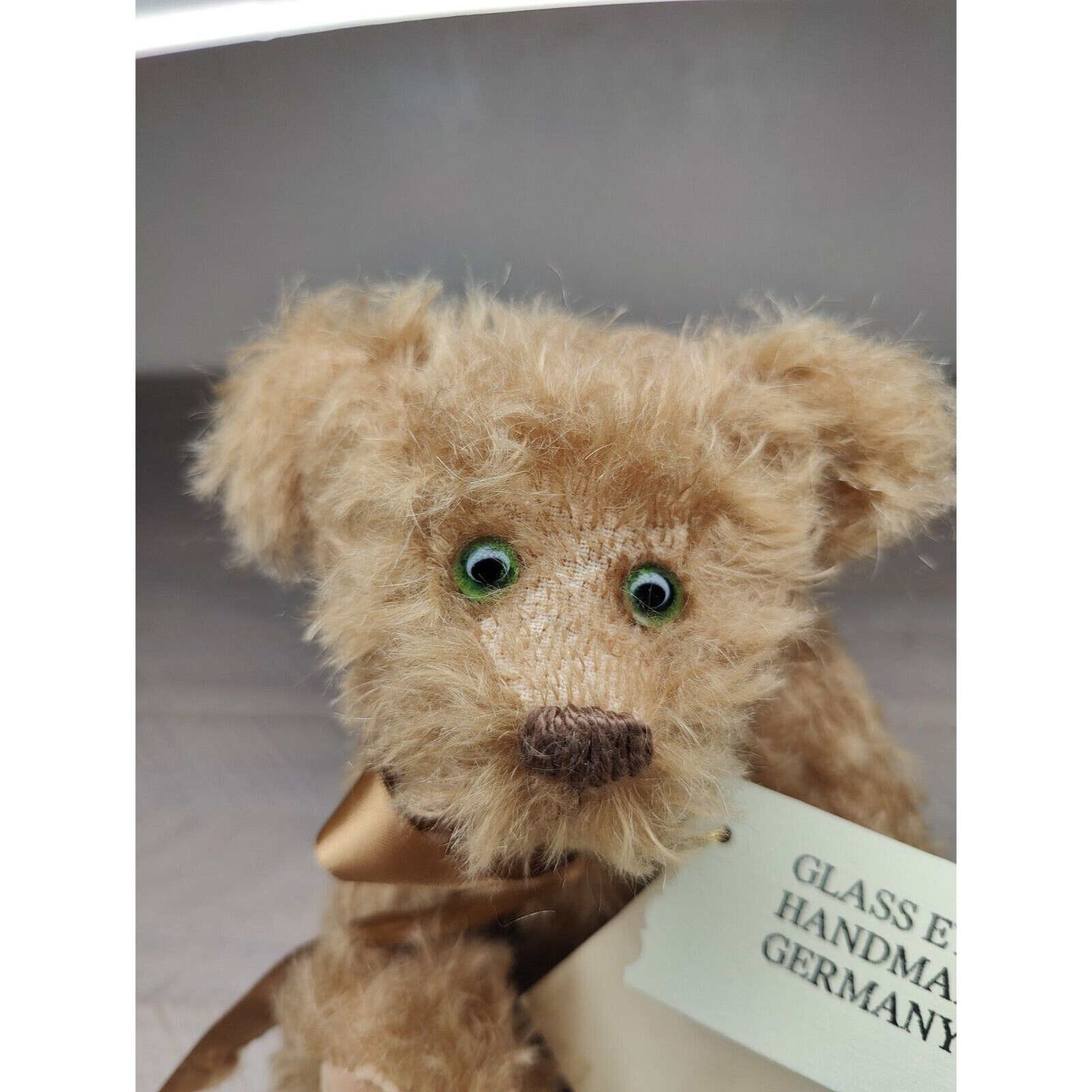 ヴィンテージ ジョイント モヘア テディベア 9インチ アーティスト