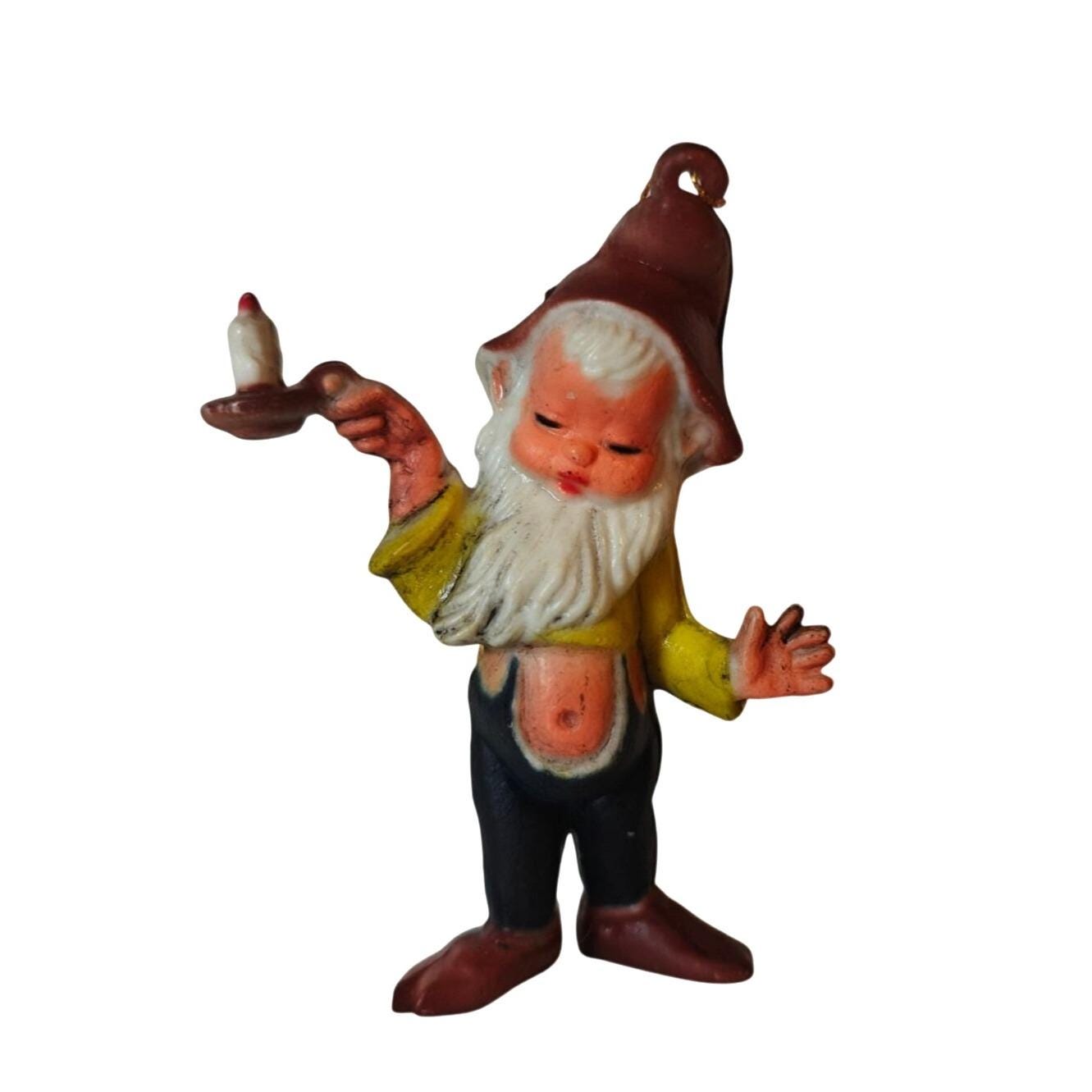 ヴィンテージ エルフ ノーム フィギュア クリスマス プラスチック