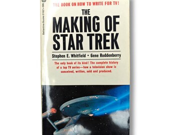 Realización de Star Trek Stephen Whitfield Gene Roddenberry Vintage PB 1970