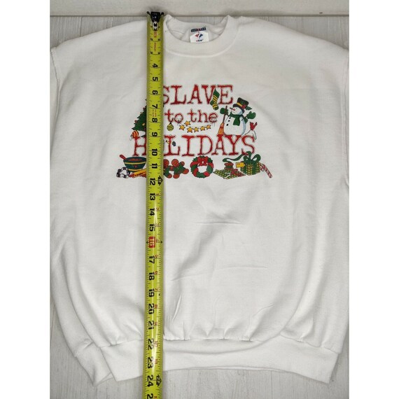 Vintage Ugly Christmas Sweater Adult Medium Long … - image 5