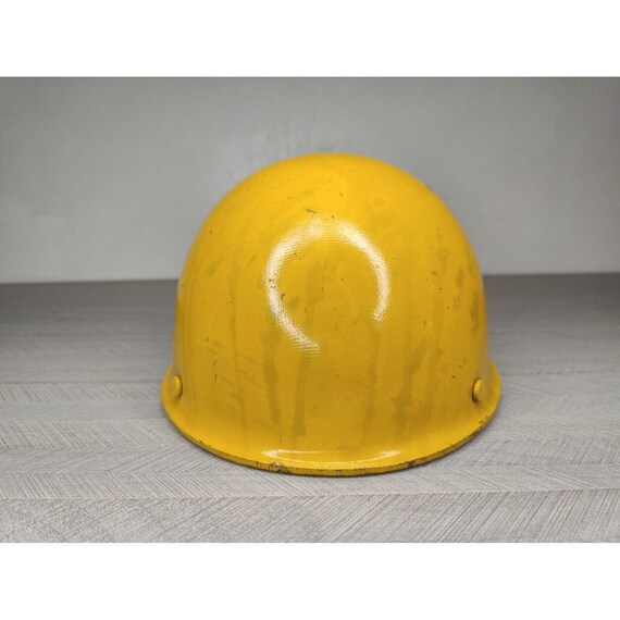 Vintage MSA Skullgard Safety Hard Hat Helmet Fibergla… Gem