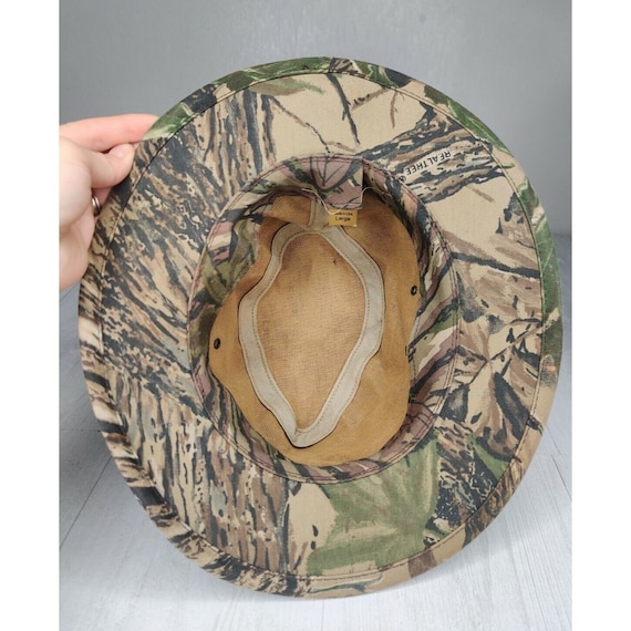 Vintage Realtree Camo Bucket Hat Hunting Fishing Made… Gem