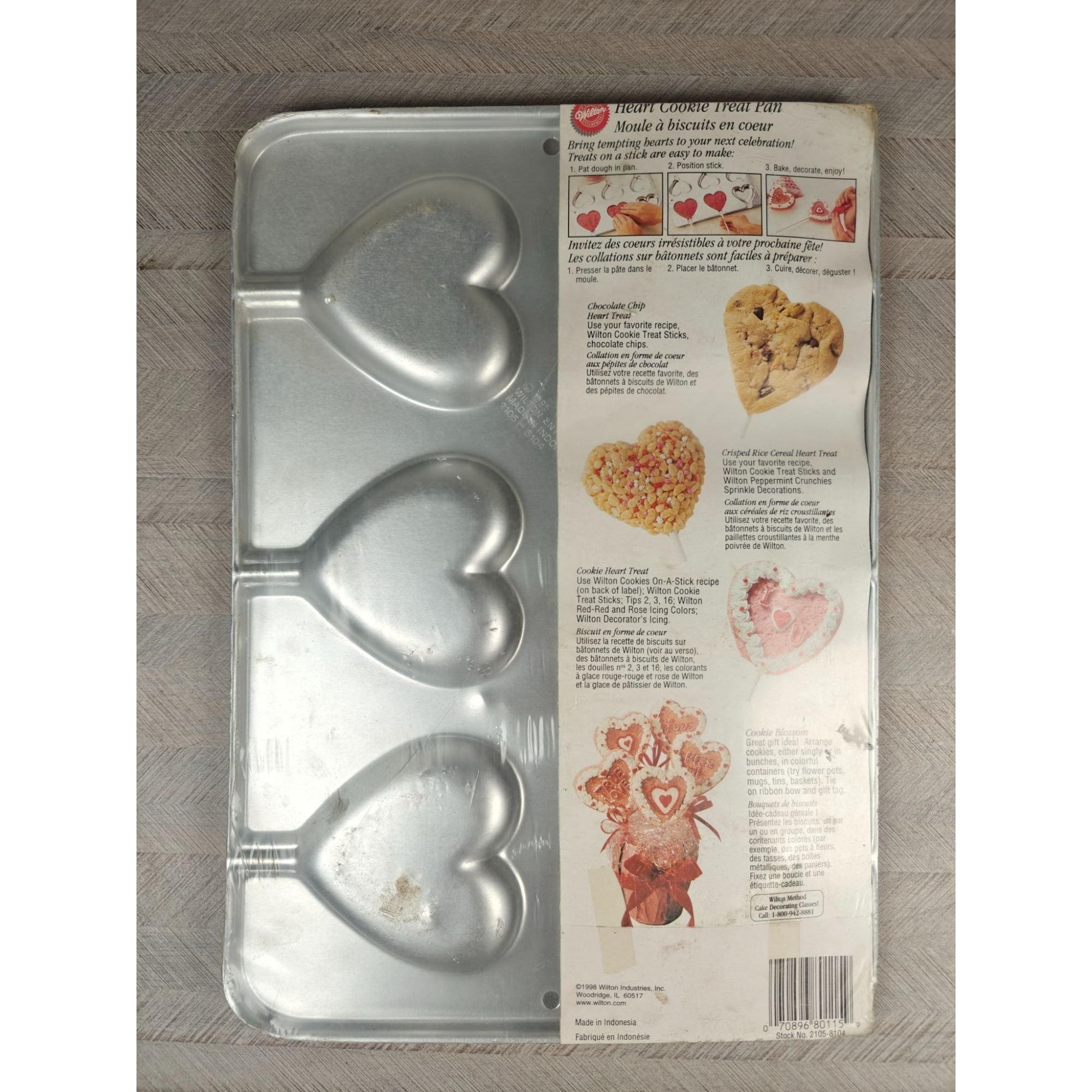 Decorator Preferred Wilton Heart Cookie Pan Vintage Wilton Heart