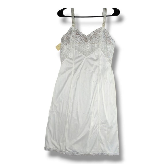 Vintage Wonder Maid Size 34 Full Slip Dress Non C… - image 1