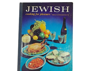 Jewish Cooking For Pleasure Molly Lyons Bar-David Vintage Hardcover Cookbook