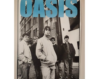 Vintage Original Oasis Subway Poster 40"x60" Rare Promo Record Store