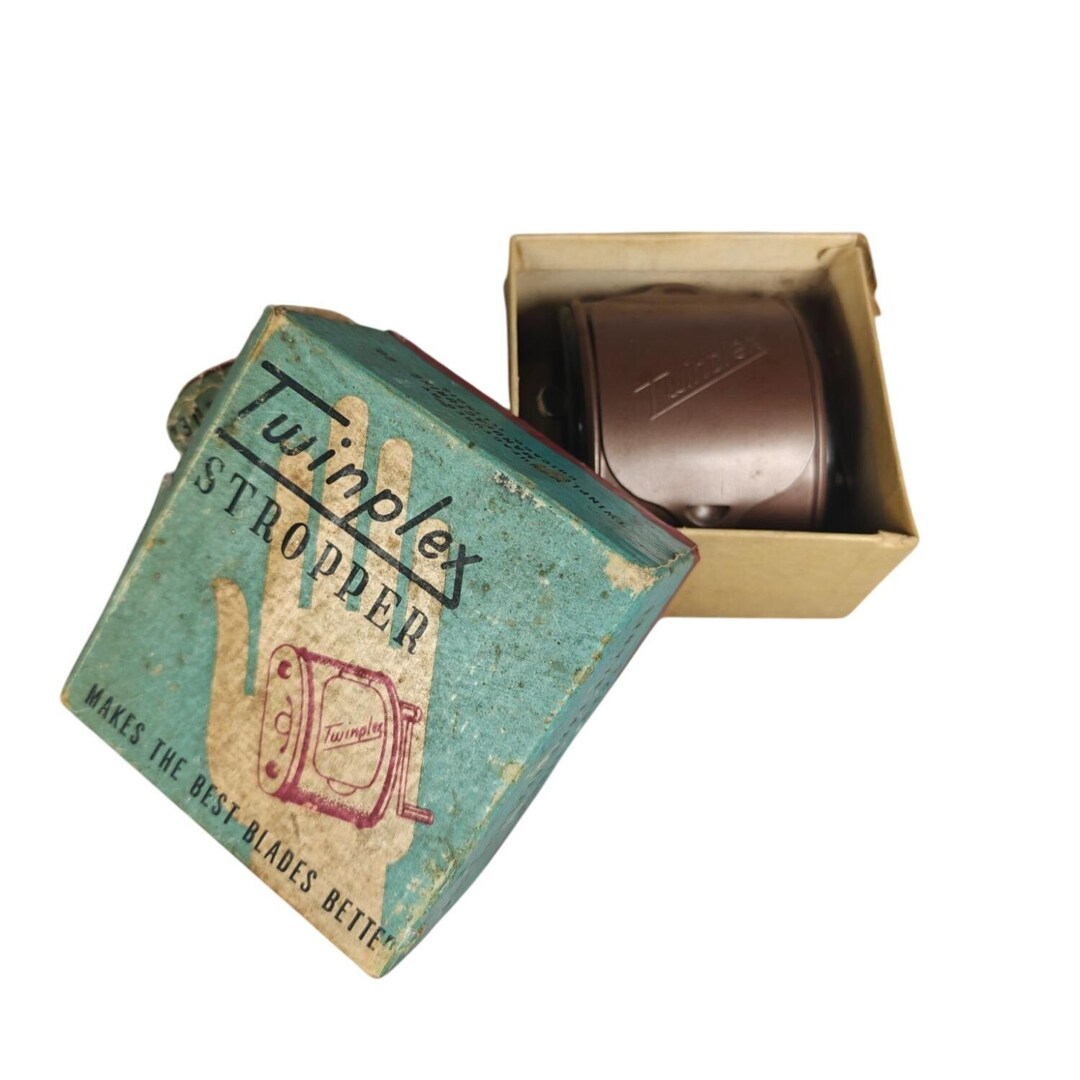 Twinplex Stropper G125 Razor Blade Sharpener Original Box Vintage ...