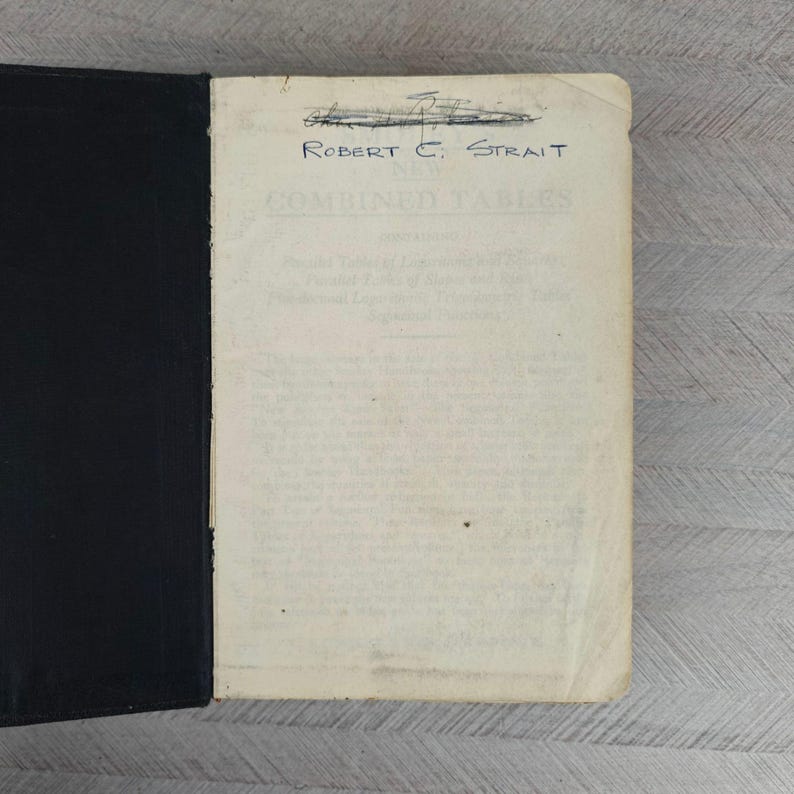Smoley's Math Smoley's New Combined Tables C.K. Smoley & Sons 1951 Mathematics ...