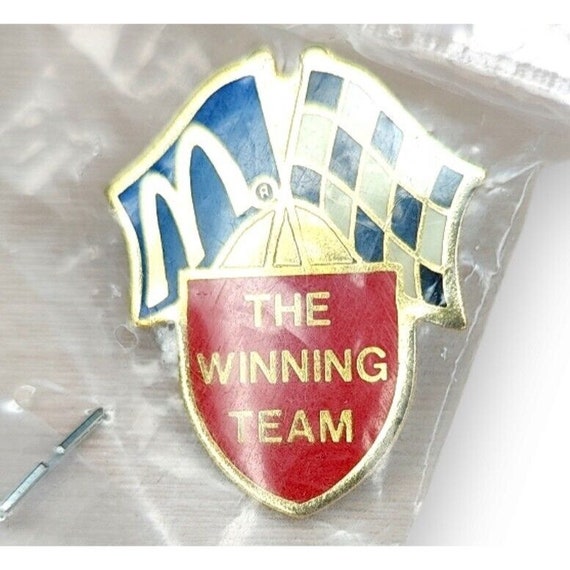 McDonald's Vintage Lapel Pin The Winning Team - image 1