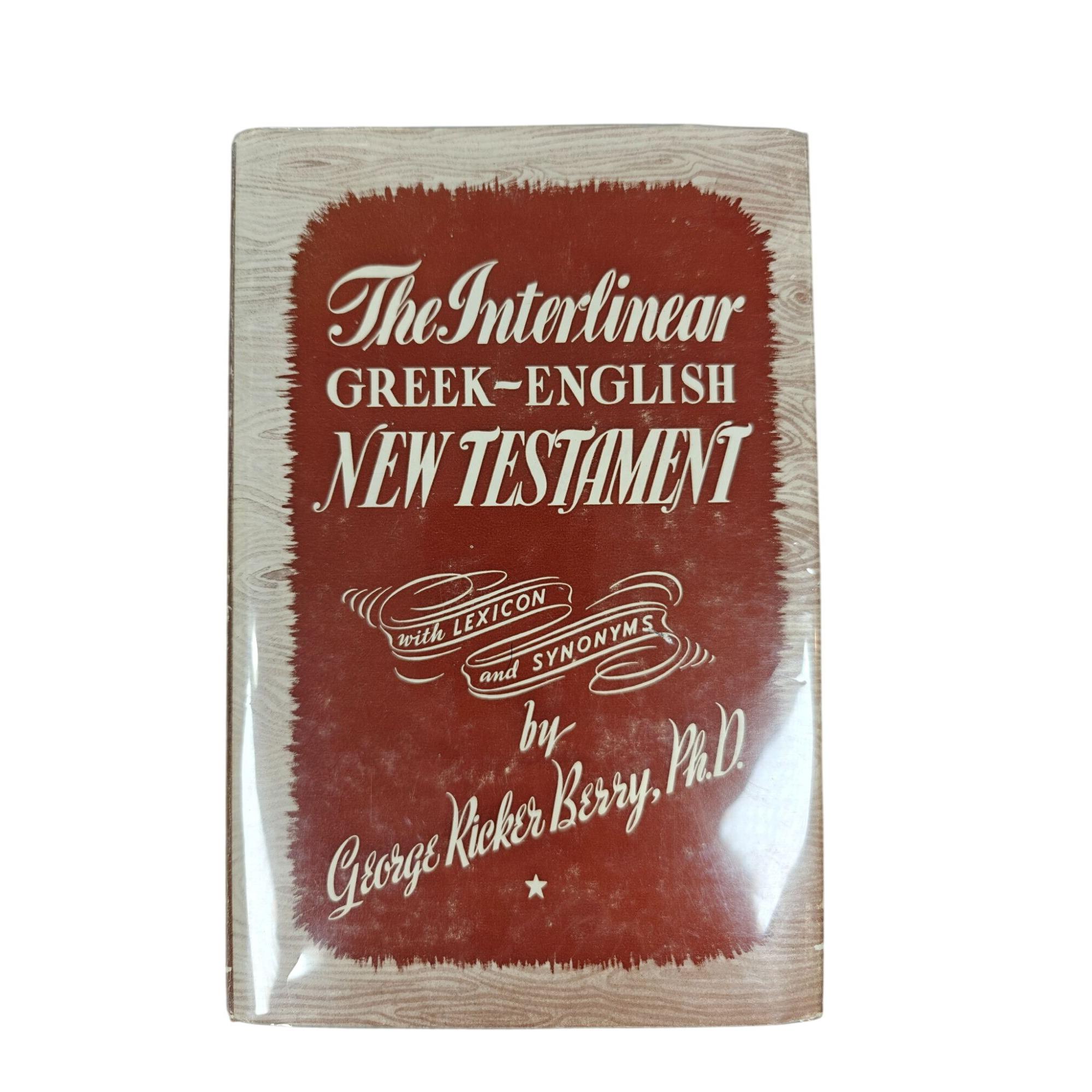 The Interlinear Greek-english New Testament W/ Lexicon George