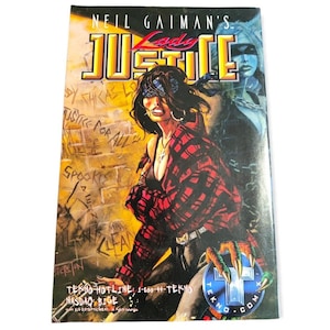 Neil Gaiman&#39;s Lady Justice #4 Tekno Comix 1995 Comic Book Vintage