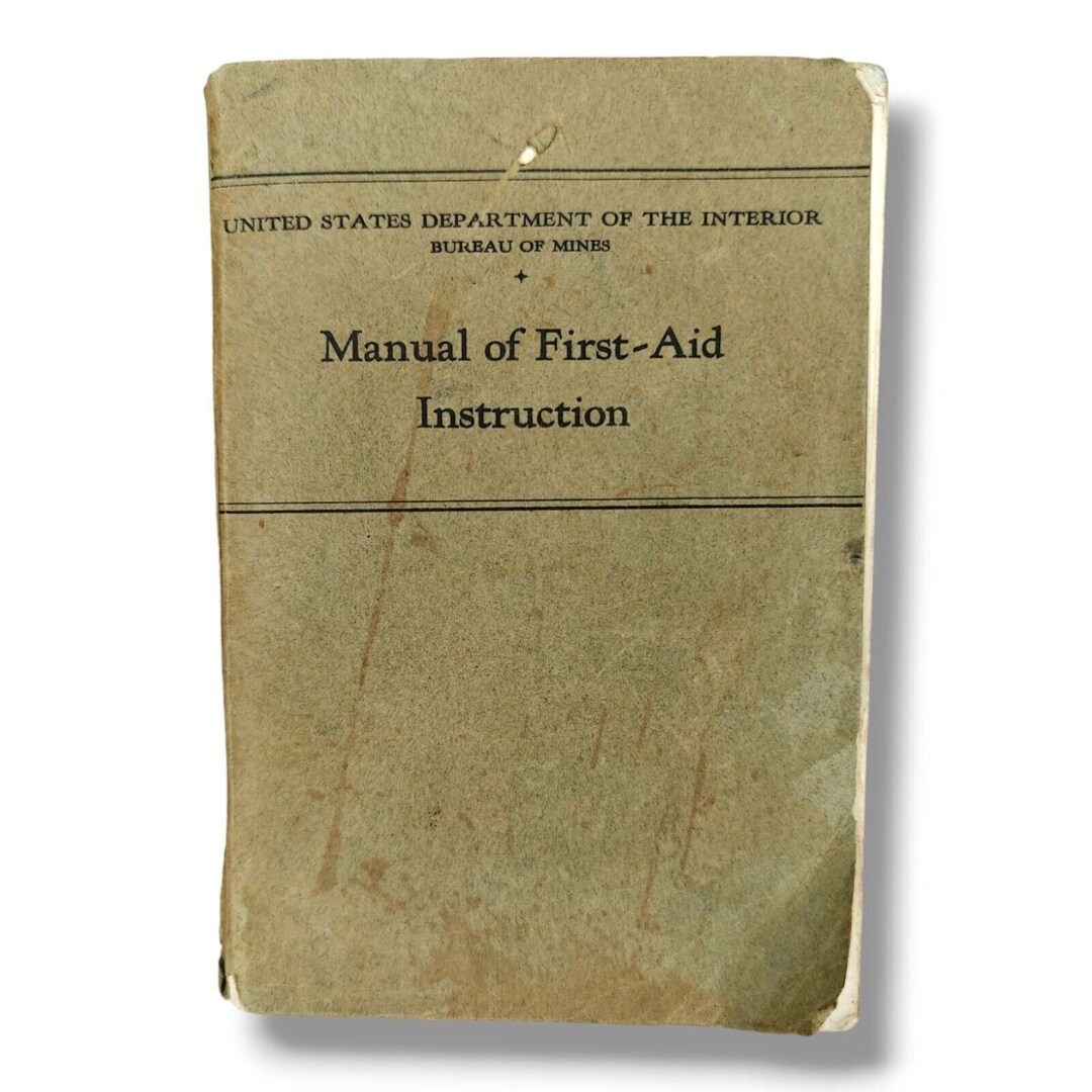 First Aid Instruction Book Printable