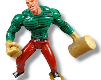 Spiderman Animated Series 1998 Flip N Trap Sandman Figura Ataque Furtivo