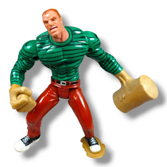 Spiderman Animated Series 1998 Flip N Trap Sandman Figure Sneak