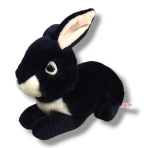 Vintage Russ Berrie Realistic Bunnies Plush Easter Rabbit Stuffed Animal Toy 8&quot;