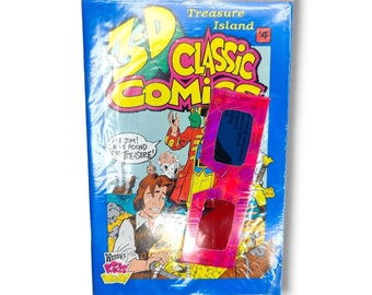 Vintage Wendy's Sealed 3-D Classic Comics #4 Treasure Island S1