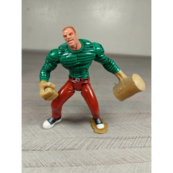 Spiderman Animated Series 1998 Flip N Trap Sandman Figure Sneak