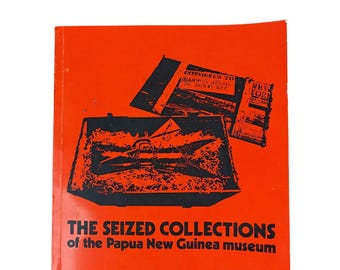 De in beslag genomen collecties van het Papoea-Nieuw-Guinea Museum PB Zeldzaam verzamelobject jaren 70
