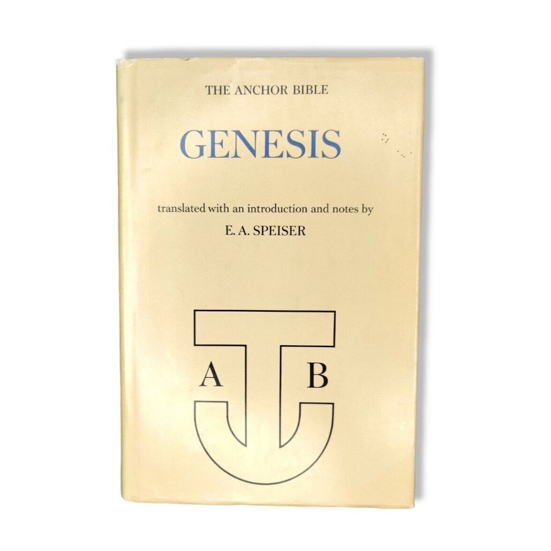 The Anchor Bible Genesis Bible Commentary Hardcover Volume 1 Etsy