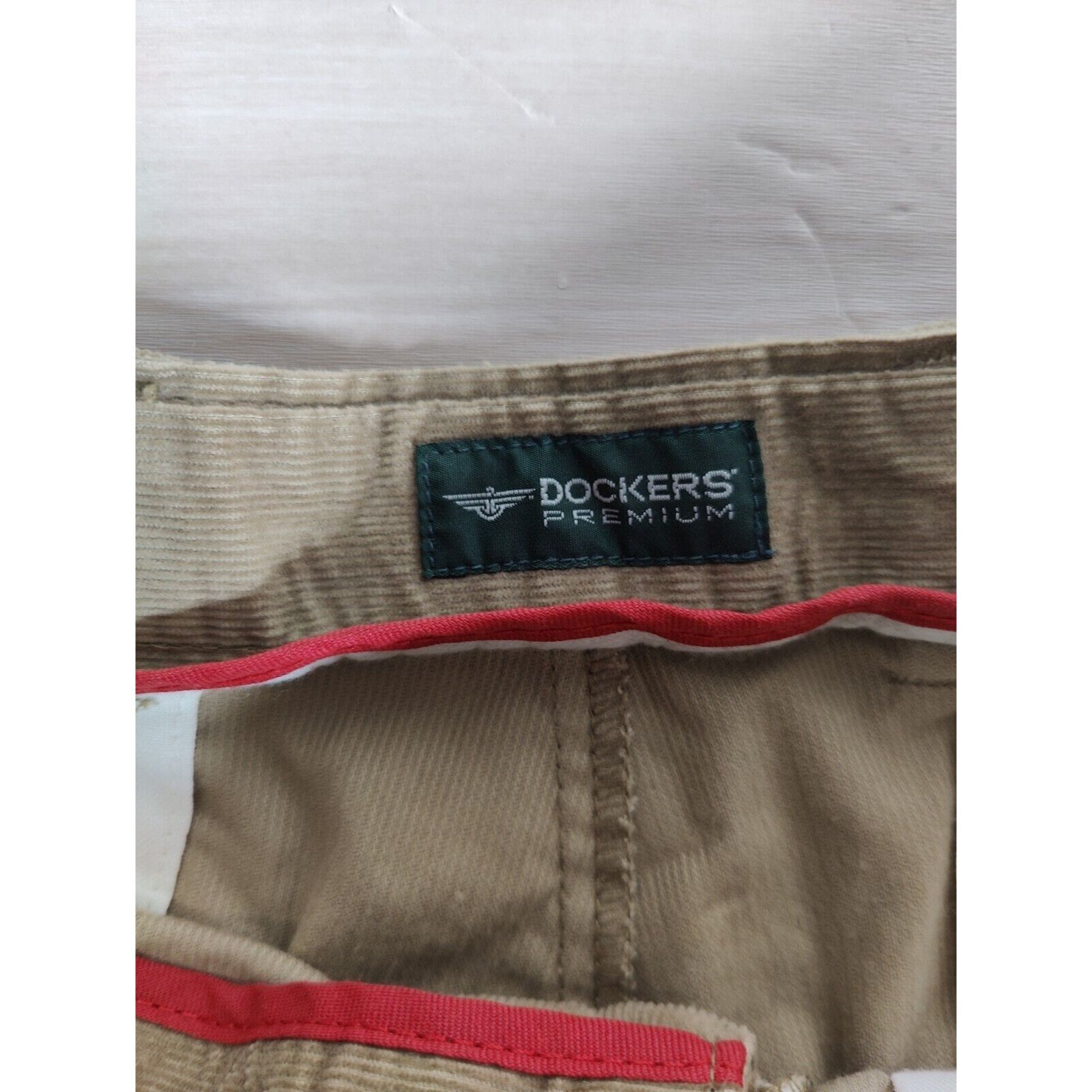 Vintage Dockers Flat Front Classic Fit Corduroy Pants Size 32x32