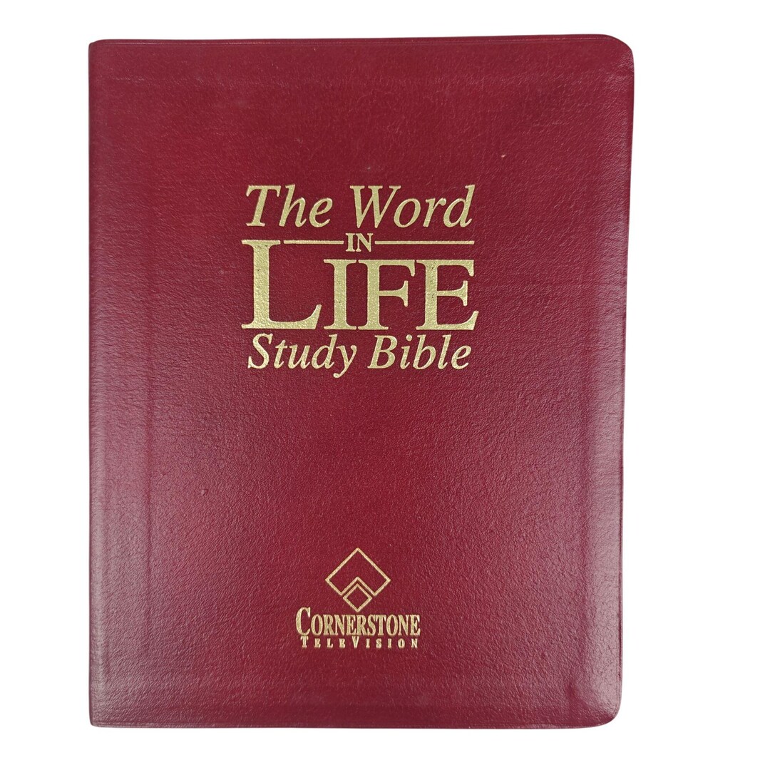 The Word in Life Study Bible New Testament Edition NKJV Red Genuine Leather 1993 - Etsy