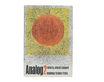 Analog 2 Twarda oprawa Science Fiction Vintage Book John W. Campbell