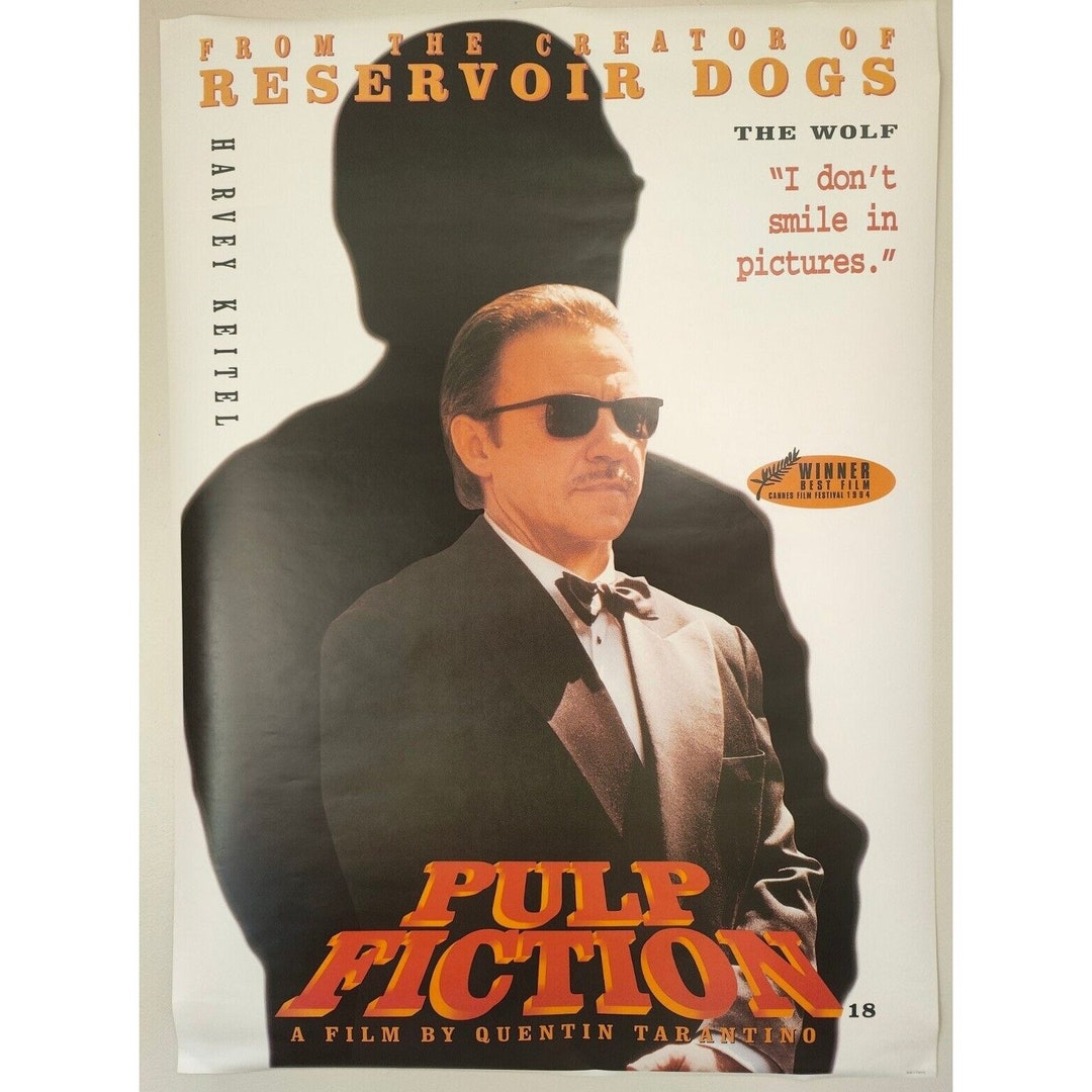 Vintage Pulp Fiction Subway Poster 39