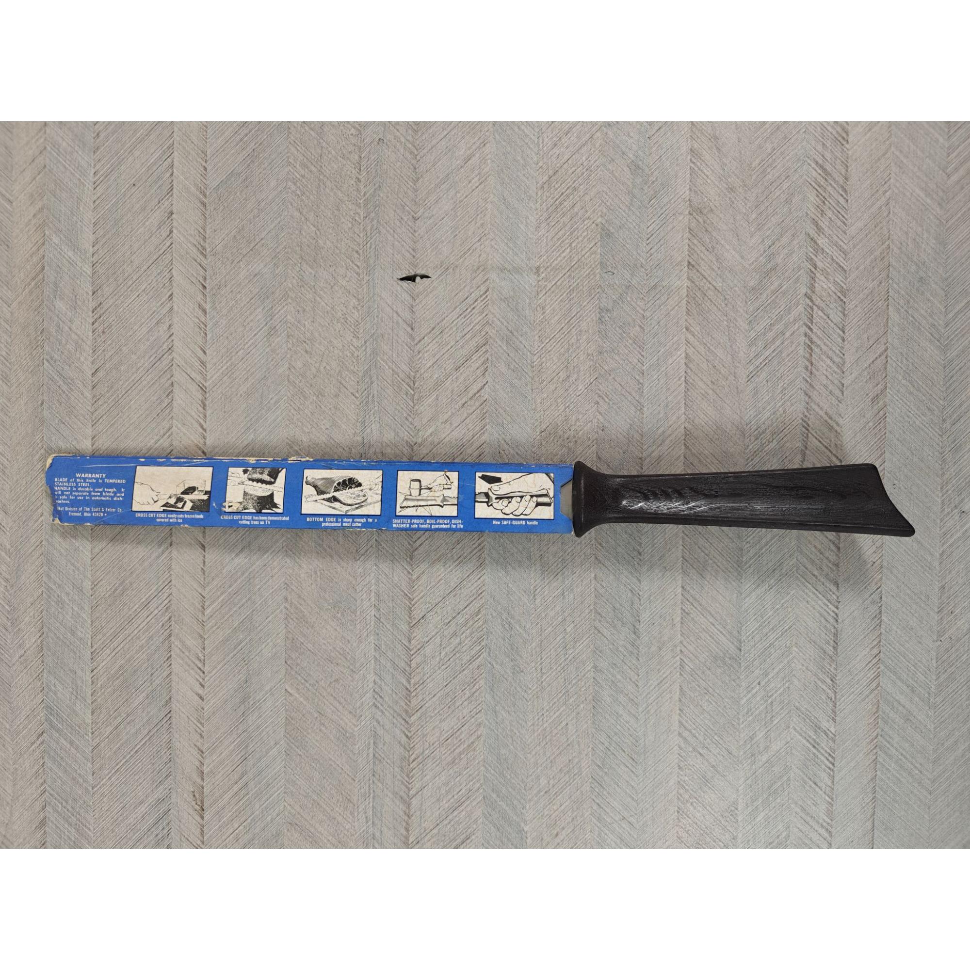 その他 SHARP Vintage Quikut Carve & Serve Serrated Stainless Steel Knife