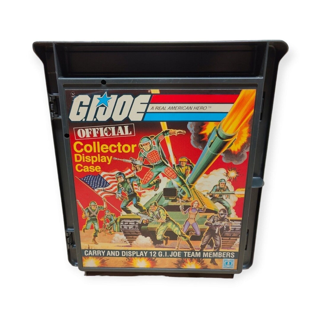 GI Joe Official Collector Display Case Vintage Hasbro 1982 Etsy