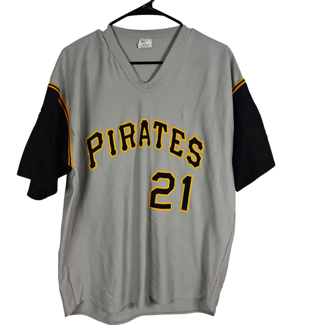 pittsburgh-pirates-21-roberto-clemente-gray-baseball-jersey-park
