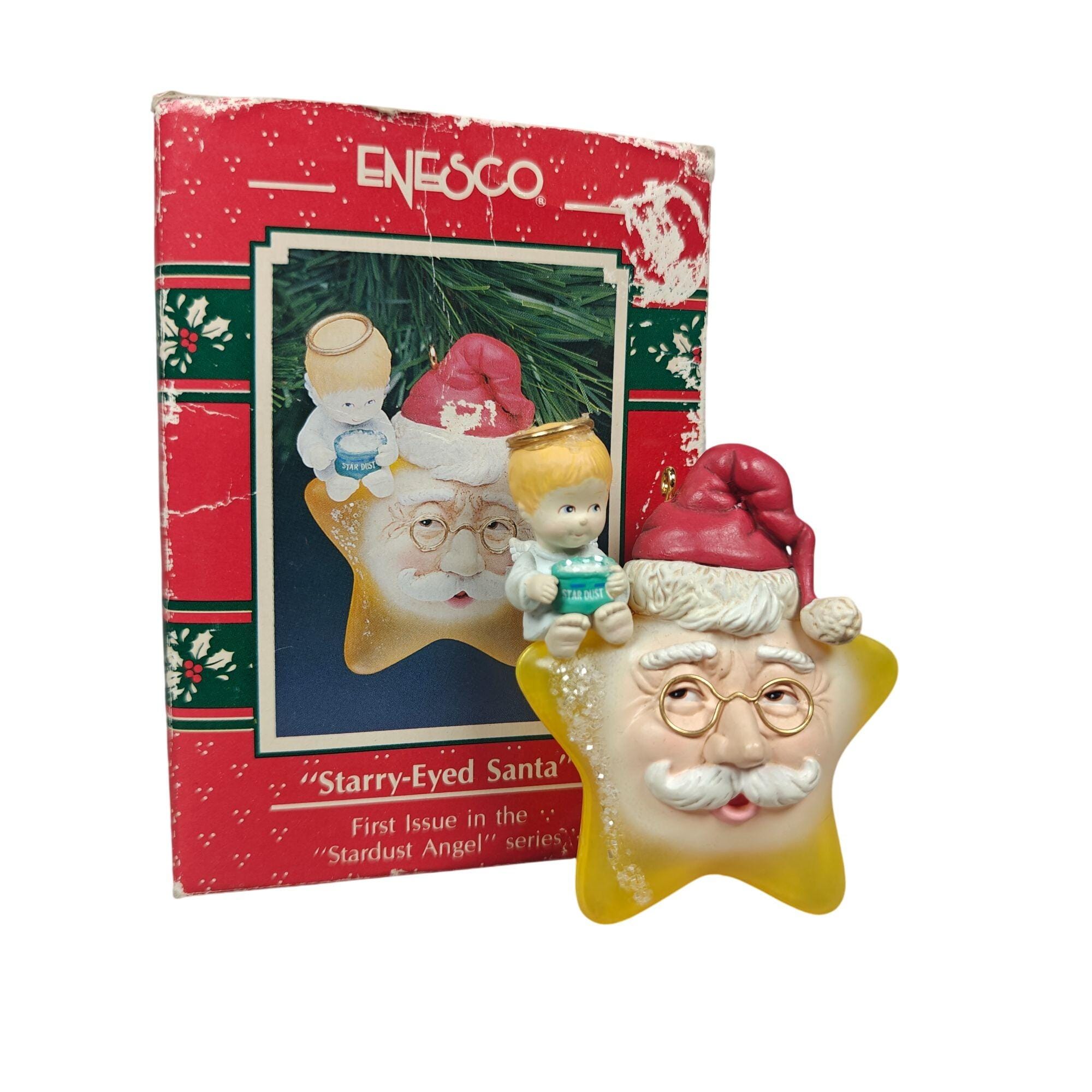 Vintage Starry Eyed Santa - Etsy