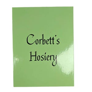 Medias de nailon vintage nuevas de Corbett's Hosiery para mujer, color marrón especiado, talla 9.5 M.